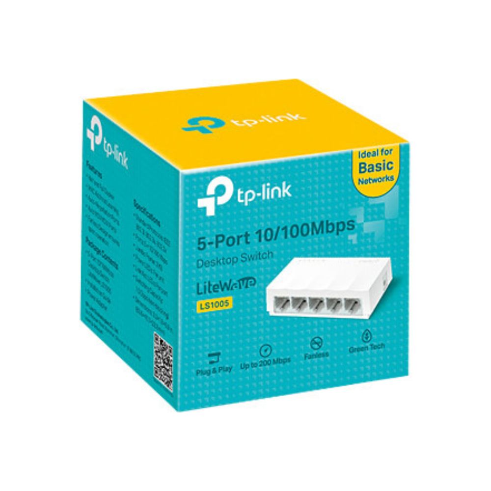 TP-Link LS1005 5-Port Network Switch TP-Link LS1005 5-Port Network Switch